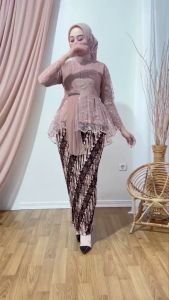 TERMURAH Set Kebaya Aurora & Selempang Kebaya Tulle