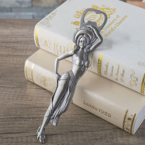Vintage Metal Beer Bottle Opener Creative Lady Figurine Bottle Opener Retro Pewter Beer Opener for Bar Party Unique Gift