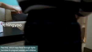 Flea Trap Discs Sticky Dome Flea Trap Lamp Pest Control Kit Non-Toxic No Insecticides Pet Family Solve Fleas Troubles