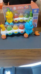 Musical Blocks Educational Learning Baby Toy Multifunctional Activity Shape Cube Box Toy Baby Toys Animal Pull Along with Lights and Sounds