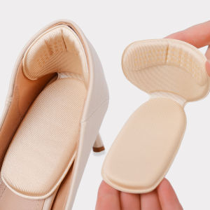 2 In 1 Heel Sticker for Women Pressure Relieve Anti-skid Shoes Pad Comfort Wear-resistant Foot Insole