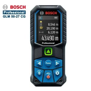 Bosch | BOSCH GLM 50-27 CG Laser Range Finder High Precision Lightweight Modern Screen Measurement RangeFinders Laser Measure GLM50-27CG