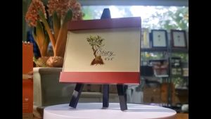 กรอบรูปไม้ 6x4 กรอบรูปทำจากไม้แท้ กรอบรูปไม้แท้ Story รุ่น ST-0208 สี ROSEWOOD