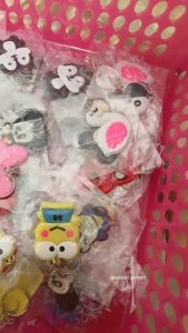 10/50PCS Keychain Key Ring Cartoon Gift Cute Murah Handbag School Bag Accessories Aksesori Beg