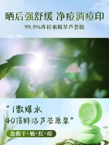 ORGINESE | Soothing Aloe Vera Moisturizer for Post-Sun Repair Acne Scar Fading Redness Relief
