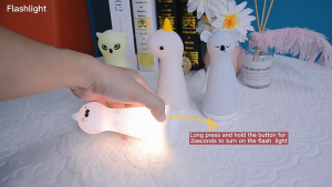 Children Silicone Night Light Dimmable Sleeping Night Lamp for Bedside Bedroom Decoration Gift Birthday