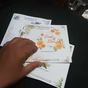 Print UNDANGAN NIKAH UNAAPGENZ (isi 50 pcs) PERNIKAHAN SUNAT nikahan KHITANAN FREE PLASTIK FOTO DESIGN DLL