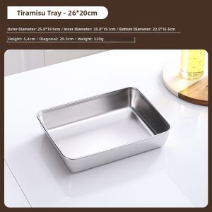 CHUANGSHUNFU | Food Grade Baking Tray Rectangular