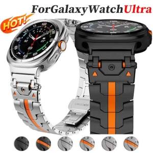 Stainless Steel Strap for Samsung Galaxy Watch 7 Ultra 47mm Luxury Metal Band for Galaxy Watch Ultra 2025 Replaceable Wristband