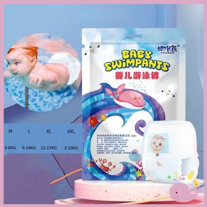 Baby Swimming Diapers Disposable Breathable Kids Waterproof Leakproof Pull-up Pants Swimming Trunks