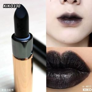 ลิปสติกเนื้อแมทต์สีดำ KIKO Velvet Matte ลิปสติกเนื้อแมทต์สำหรับผู้หญิงวัยรุ่นในช่วงเทศกาลคริสต์มาสและวันฮาโลวีน