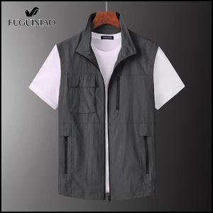 Fuguiniao Áo áo đi bộ đường dài nhiều túi ngoài trời mùa hè cắm trại chụp ảnh câu cá chiến thuật Áo ghi lê câu cá Áo ghi lê câu cá