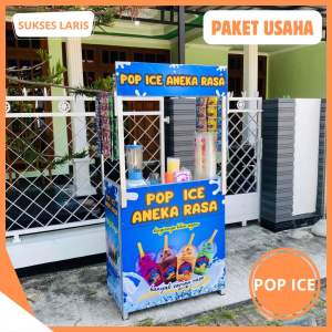 PAKET USAHA POP ICE DENGAN BOOTH PORTABLE | PAKET USAHA MINUMAN POP ICE ANEKA RASA | PAKET JUALAN MINUMAN | PAKET USAHA ES KEKINIAN | PAKET USAHA MINUMAN KEKINIAN | PAKET JUALAN ES POP ICE