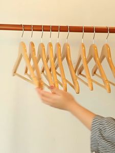 Wooden hanger for clothes high quality hanger for adults with Notches and Swivel Hooks (ON STOCK)