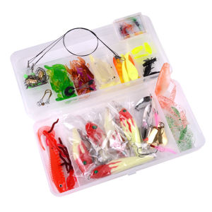 Lightweight Carbon Steel Fishing Lures Set with Topwater Baits for Easy Casting and Effective Catching