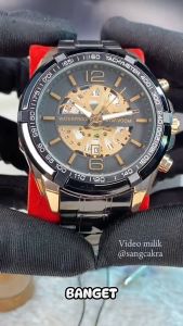 Jam Tangan Pria Dial Besar Asli Waterproof Original Vavavoom Premium Import Quality Quartz Analog Tahan Air Stainless Steel Titanium Anti Karat Kaca Mineral Tebal Luminious Bercahaya Kalender Berfungsi Arloji Men Watches Formal Kasual Cowok Keren -JVV-01