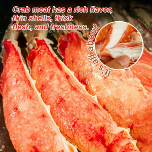 [Hokkaido Selection] 24g hand-torn crab sticks King crab whole leg meat Original spicy hand-torn cra
