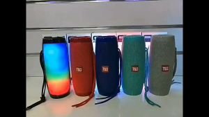 LED TG157 Portable Bluetooth Speaker Wireless Subwoofer Dual Bass Column Boombox BT AUX TF Music Play For Outdoor Camping