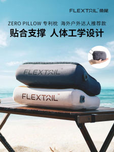 FLEXTAILGEAR หมอนนอนแบบอเนกประสงค์สำหรับการนอนกลางแจ้งแบบพกพาพร้อมหางปลา หมอนนอนสำหรับเดินป่า นอนหลับได้ทุกที่