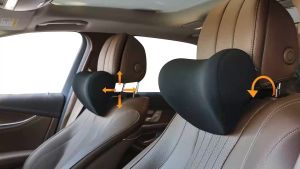 Gối Tựa Đầu Cao Su Non Định Hình 3 Trong 1 Tiện Dụng Điều Chỉnh Đa Góc Kèm Móc Treo Đồ Giá Đỡ Điện Thoại CIND - Nhập Khẩu Chính Hãng