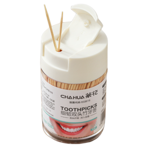 CHAHUA | Double Headed Bamboo Toothpicks Food Grade