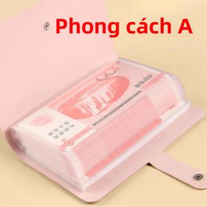 Sổ Tiết Kiệm Tiền Mặt 50 Ngăn - Sổ Đựng Tiền Album Ảnh Thẻ Bài - Sổ Tiết Kiệm Tiền Cho Học Sinh