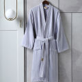 Pure Cotton Hotel Bathrobe Quick Dry Towel Material Men's Summer Kimono Adult Nightgown Four Seasons Universal 2025 Model. 