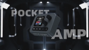 M-VAVE Pocket AMP Mini Guitar Bass Amp 1.54" LCD Color Screen 1450mAh APP Control Multi-Function