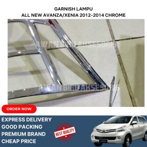GARNISH LAMPU DEPAN BELAKANG ALL NEW AVANZA 2012-2014 CHROME