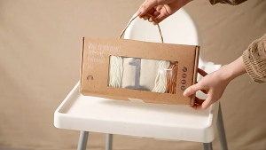 1st Birthday Highchair Decoration Set– Baby Girl & Boy Party Banner Crown Cake Topper | Smash Cake Decor