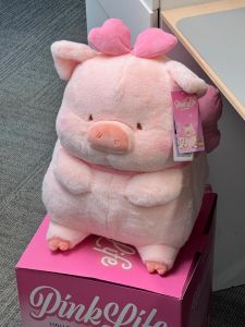 Đồ Chơi Búp Bê Lulu Pig Butterfly Knot Gối Ngủ Dễ Thương Quà Tặng Sinh Nhật Cho Bé Gái Đồ Chơi Búp Bê Bằng Vải PP Cotton