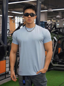 Breathable Slim Fit Enlarging Cuff T-shirt