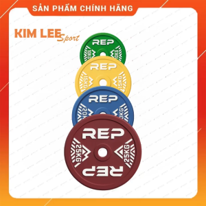 Đĩa tạ gang thi đấu Calibrated REP từ 10kg đến 25kg (Giá 1 cặp)