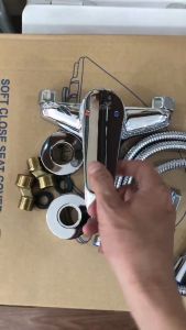 Vòi sen tắm nóng lạnh đồng thau mạ chrome cao cấp Bảo hành 1 năm