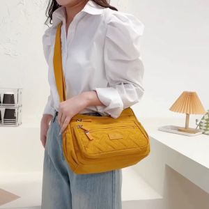 Crossbody Bag Sling Bag Casual Shoulder Bag Tote Bag Handle bag Handbag Waterproof Oxford Cloth Nylon Beg wanita