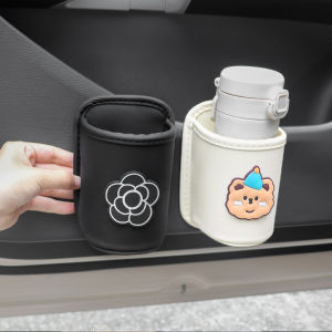 Creative Cartoon Car Door Storage Bag Vehicle Water Cup Holder Multi-Functional Car Storage Bucket Waterproof Pressure-Resistant