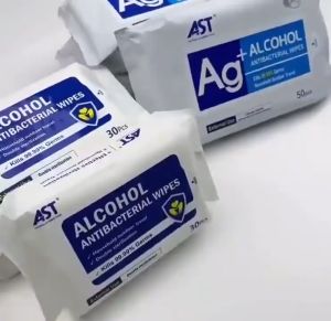 75% Alcohol Wipes Wet Tissue Antibacterial wipes 50pcs