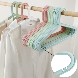 Household Non-slip Hanger 10Pcs/Pack Plastic Clothing Hangers，Used To Hang Clothes Wholesalers
