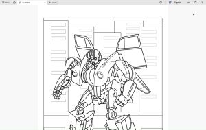 [PDF] 30 Cute Transformers Kids Printable Colouring Coloring Pages Aktiviti Mewarna Transformer Kanak Kanak pdf