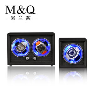 MELANCY Spot Goods Luxury Gift Brand Wood Watch Winder Box High-End 1 2 Slot Automatic Watches Box with Mabuchi Moto