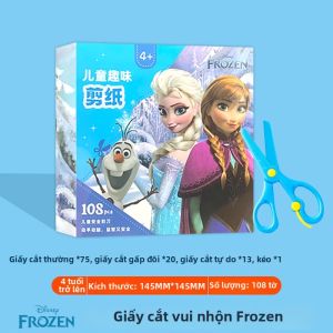 XIAOSHUGUOGUO | Sách DIY Cắt Dán và Gấp Giấy 3D cho Bé Gái Tuổi 3-6