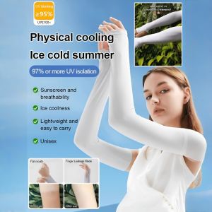 Ice Silk Sunscreen Sleeve: Ultimate UV Protection for Outdoor Riding & Running