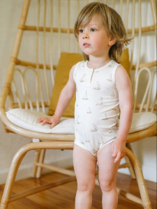 Milkbarn | Breathable Modale Sleeveless Onesie