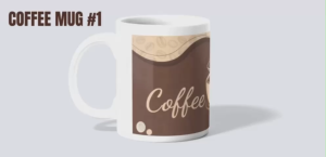 WHITE MUG COFFEE/CHOCOLATE DESIGN 11oz with Plain Box or Personalized Box
