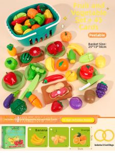 QU RAN | Educational Biteable Fruits and Vegetables Toy for Children