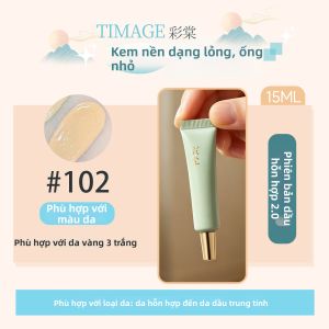 TIMAGE | Kem Nền Dạng Tuýp Nhỏ Che Phủ Hoàn Hảo Lâu Trôi Cho Da Dầu