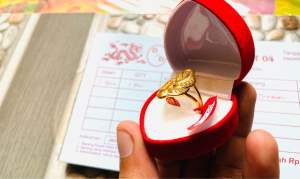 COD Cincin wanita terlaris emas24k Import tercantik awat tidak luntur free surat dari toko