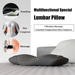 Waist Pillow Bed Sleeping Waist Protection Pad Electric Massage Lying Flat Waist Pain Waist Support Heating Vibrating Sleep Pad