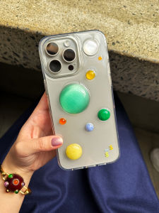 SoftServe Flexible Hard Candy Stereo Jade Phone Case Drip Glue Protective Cover for  Mobile Phones Shockproof Protection