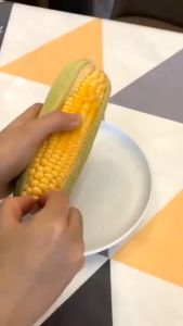 (BISA COD) PROMO Alat Pengupas Biji Jagung / Corn Peeler Stainless Steel /alat serut jagung/Alat Kupas Jagung Stripper / Parutan Biji Jagung Mudah Dan Praktis